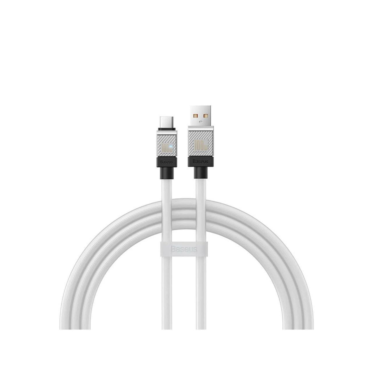 Cable USB a Type-C 100W 1m Blanco-0