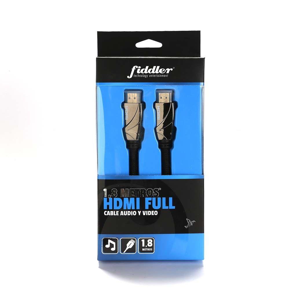 Cable Audio-Video HDMI Full 1,8mts Fiddler-0