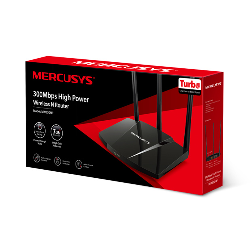 Router Inalámbrico N Alta Potencia 300Mbps Mercusys-3