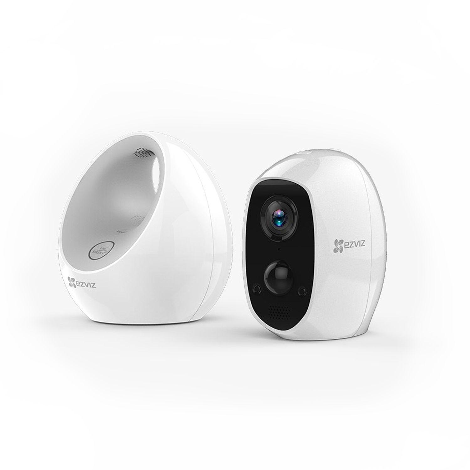 Kit Cámaras Seguridad Inalámbricas C3A + Base con Sirena W2D-2