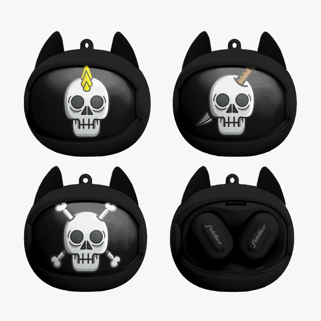 Audífono Bluetooth Skull Rolling Face-4