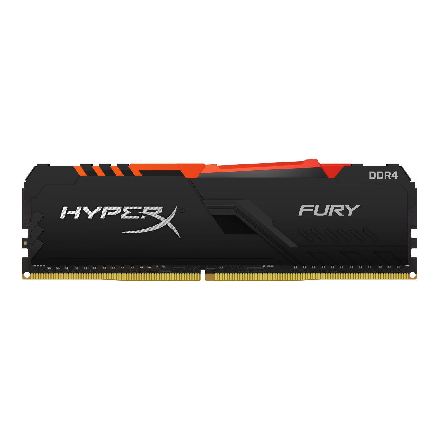 Memoria Ram Kingston HyperX Fury RGB DDR4 8GB 3200 MHz-3