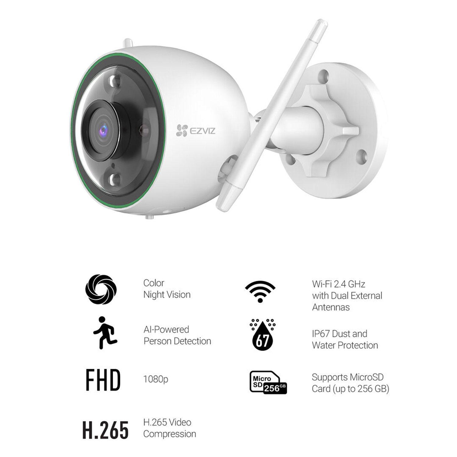 Cámara Seguridad FHD Inalámbrica C3N Ezviz-2