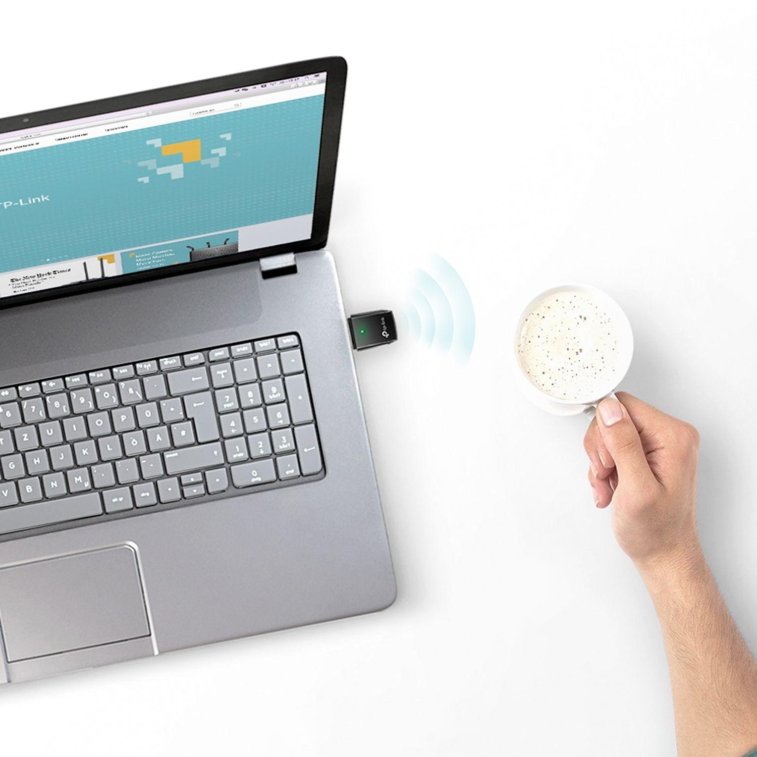 Adaptador inalámbrico USB de banda dual AC600 TP-Link-5