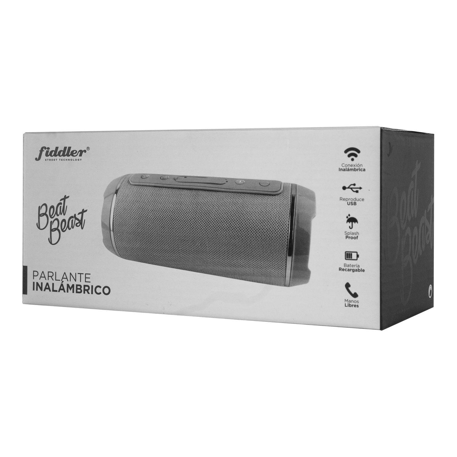 Parlante Bluetooth 10W Fiddler Beat Beast Verde-3