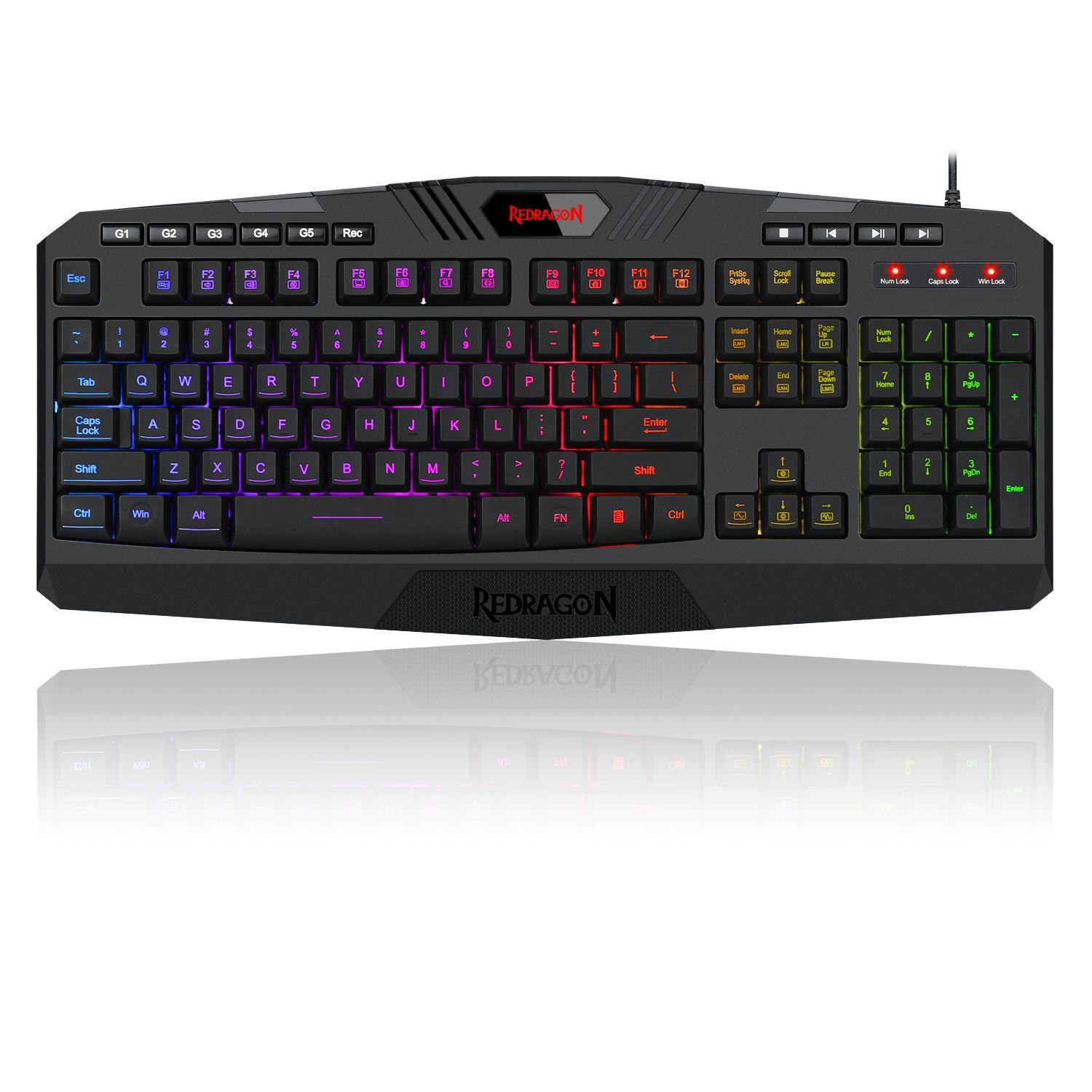 Teclado Gamer Redragon Harpe Pro K503a - Rgb-0