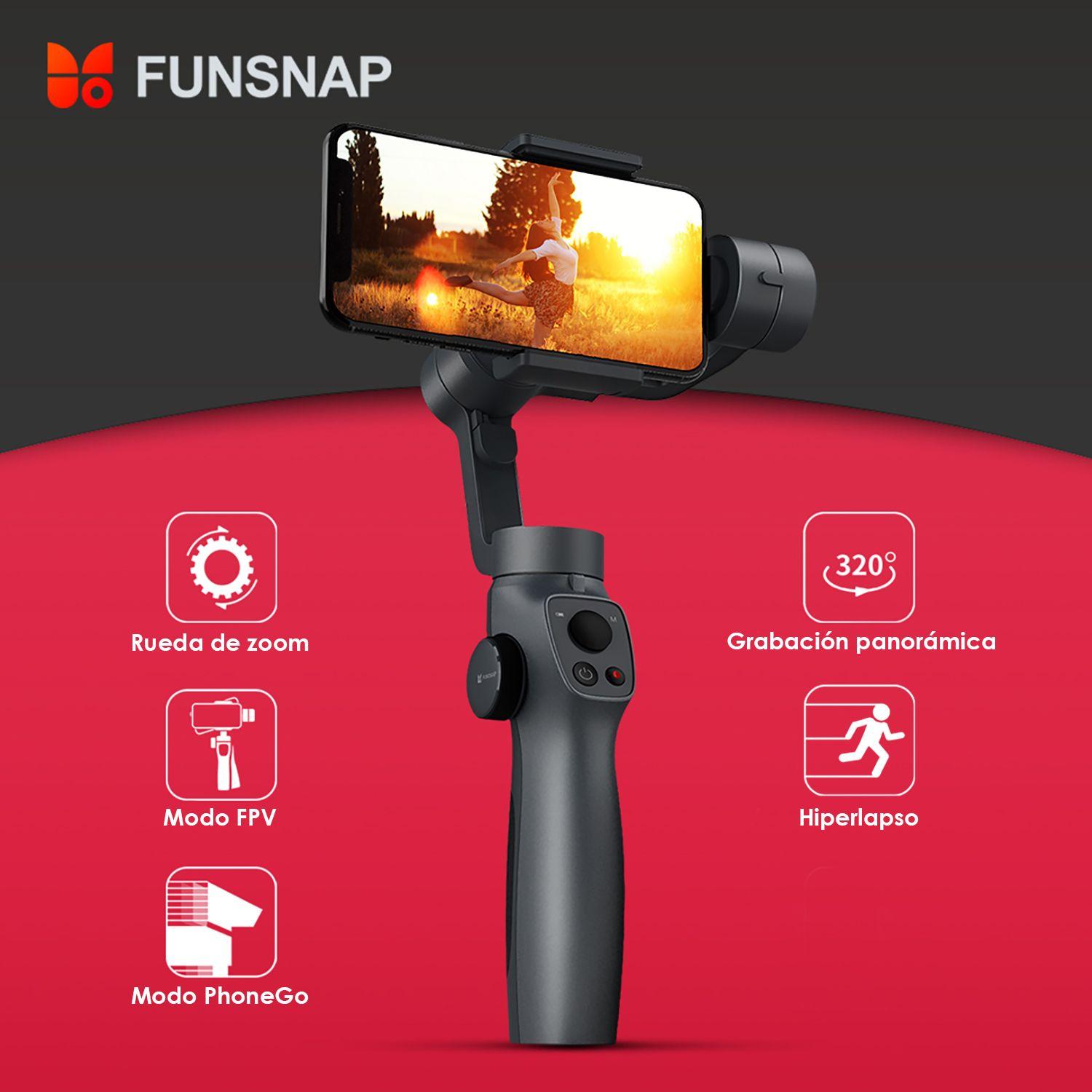 Estabilizador de Celular Gimbal 3 Ejes Funsnap Capture2-5