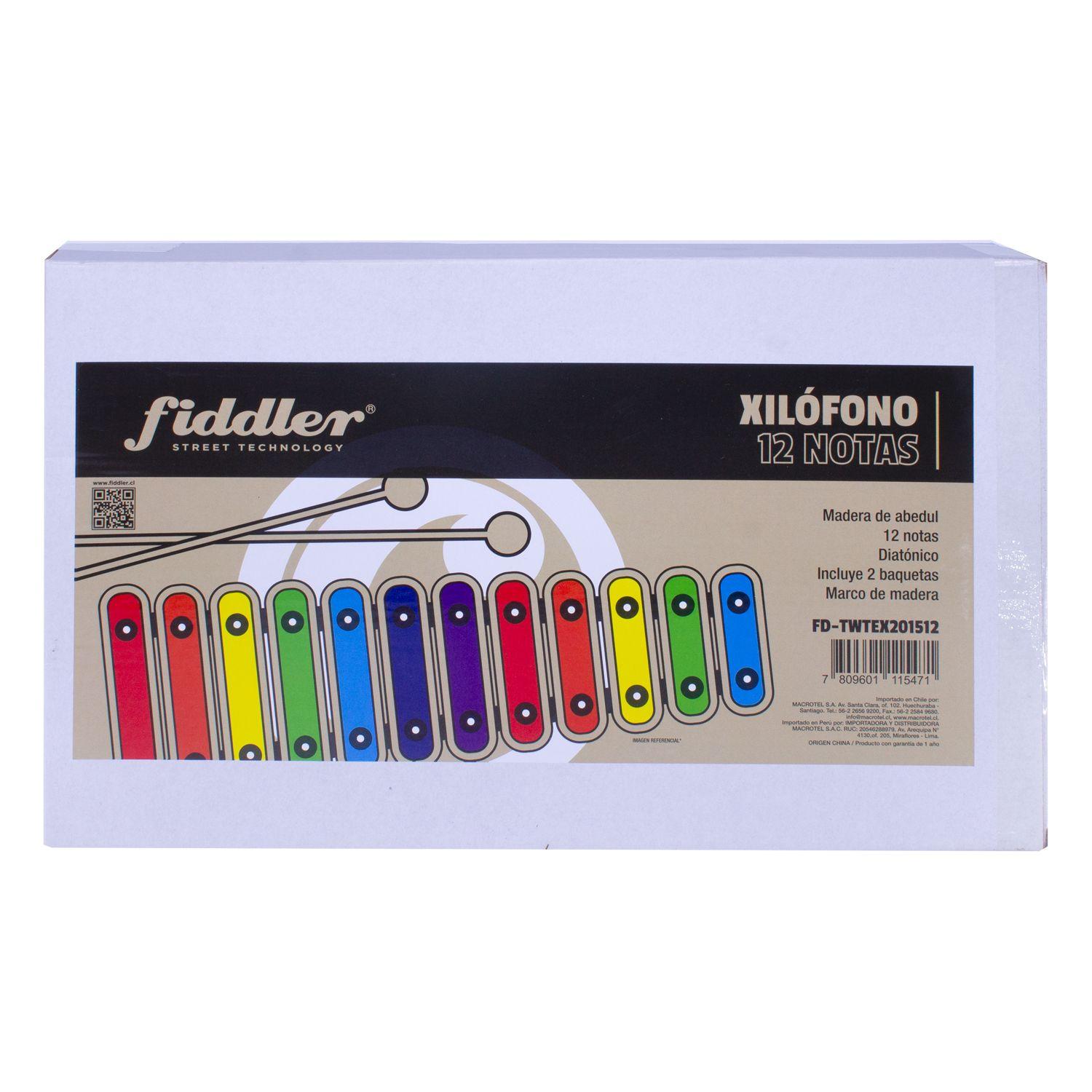 Xilofono 12 notas baquetas Fiddler-3