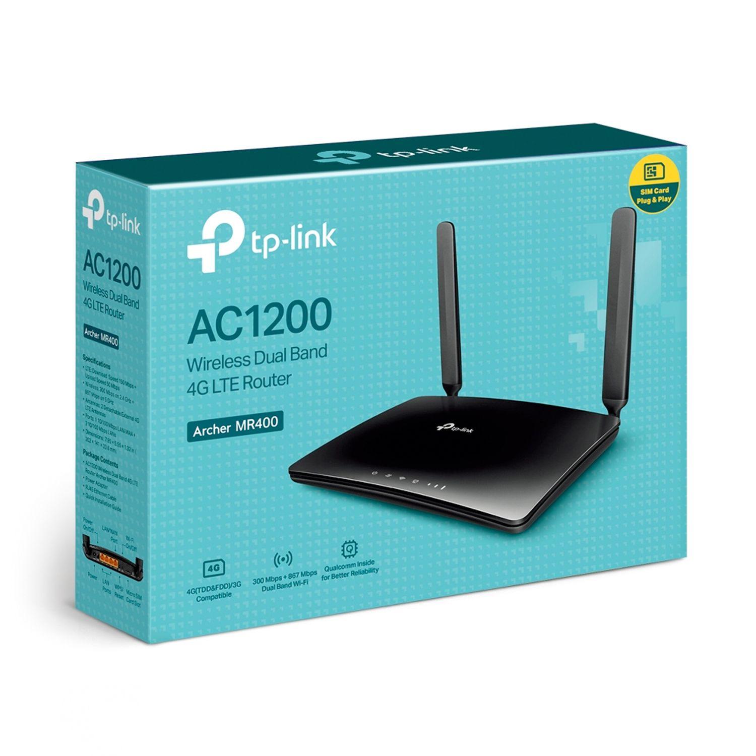 Router 4G LTE Inalámbrico de Doble Banda AC1200 TP-Link-4