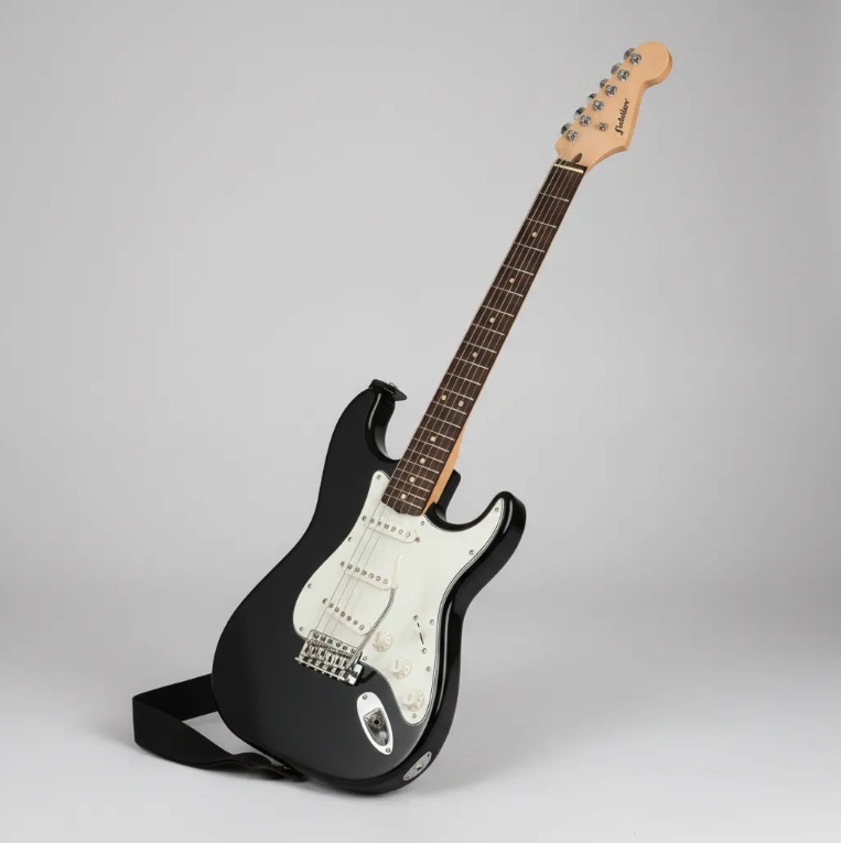 Combo Guitarra Eléctrica Negra + Amplificador Fiddler-2