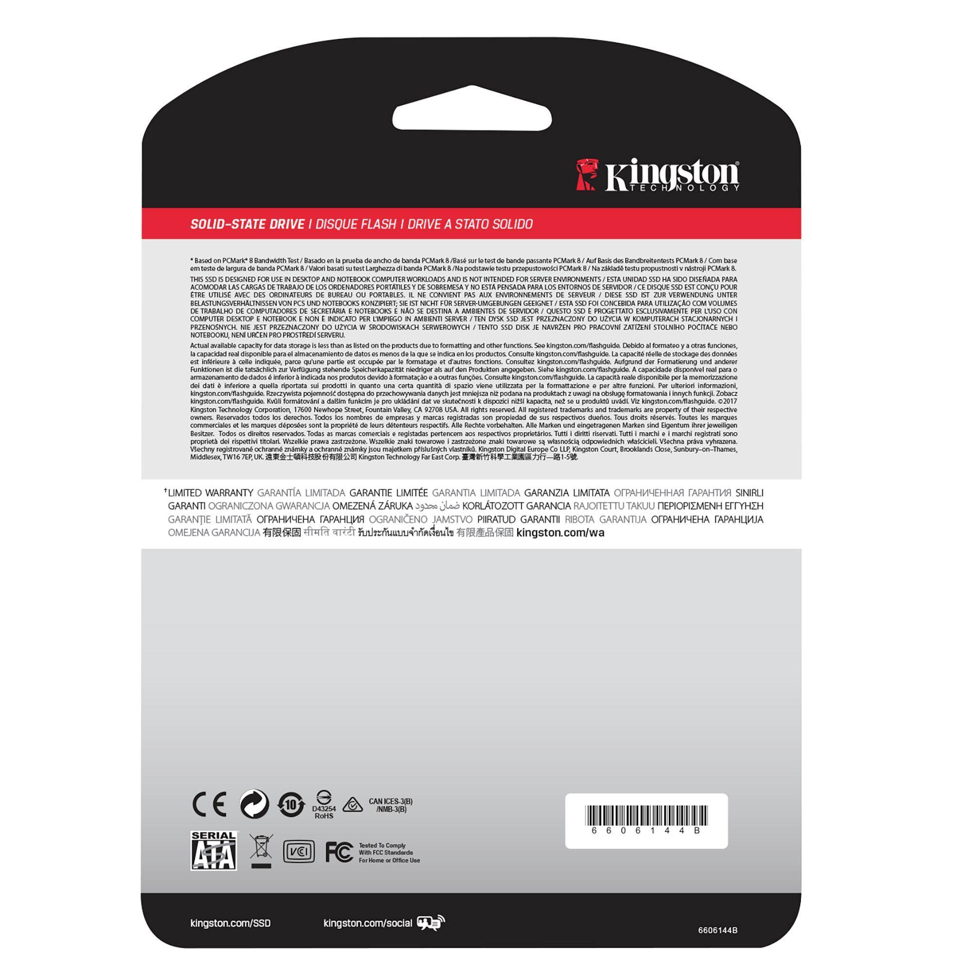 Disco Duro SSD A400 de 960GB Kingston-4