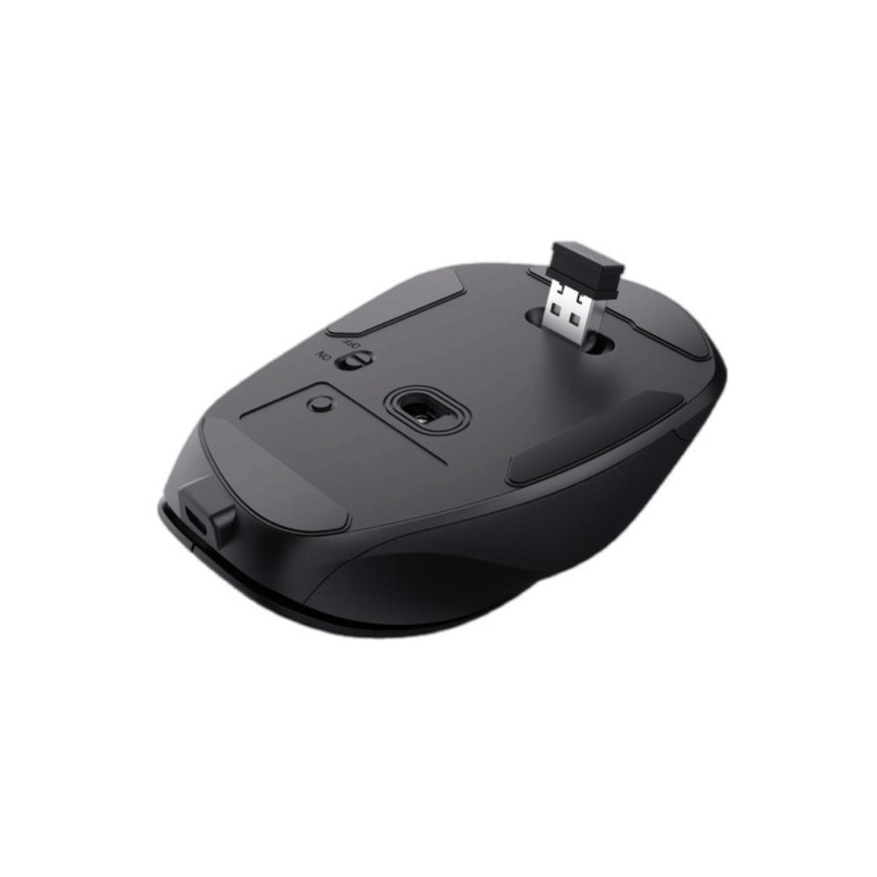 Mouse Fyda Confort Negro Inalámbrico-3