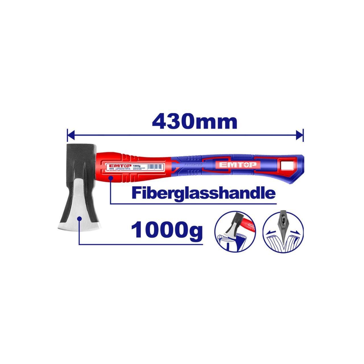 Hacha de Mano Fibra 1000G-2