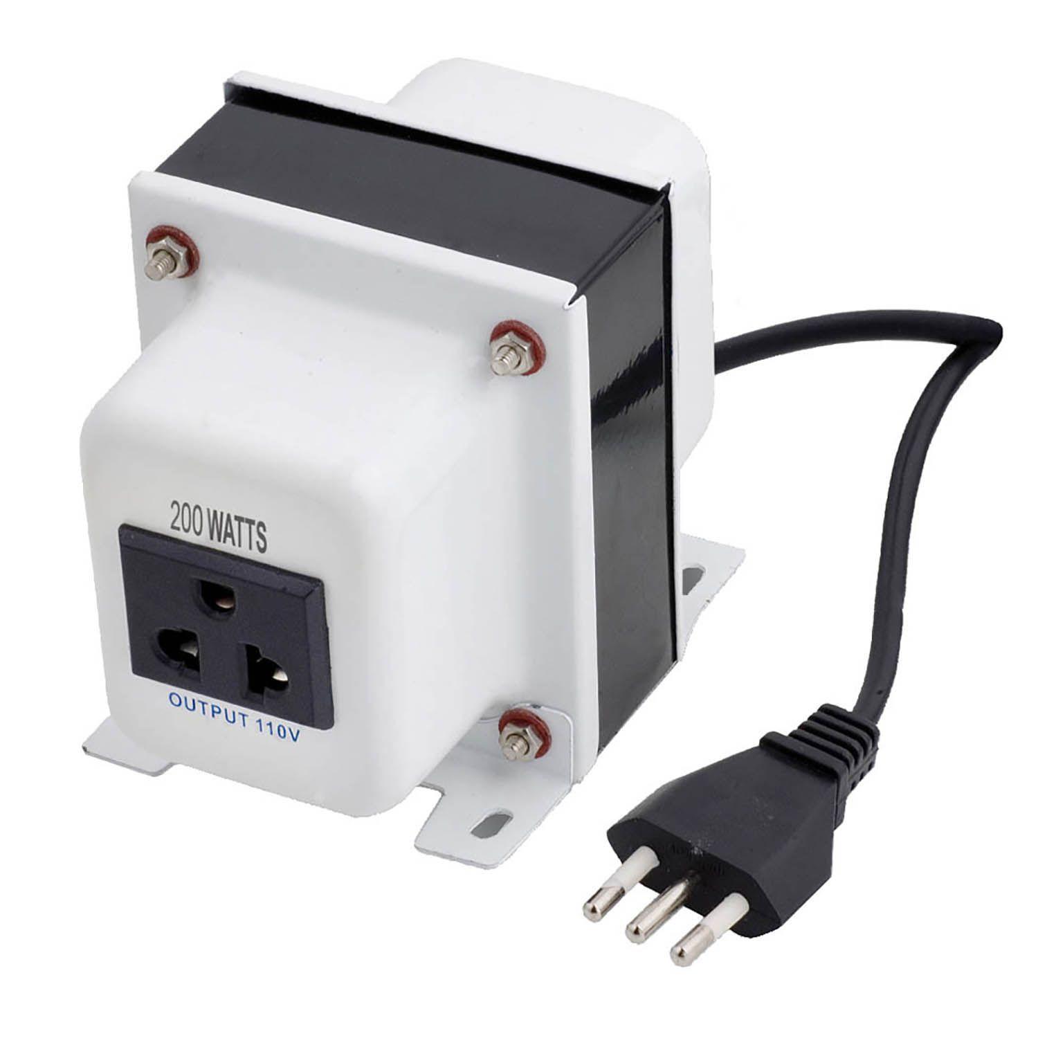 Auto-transformador De Voltaje 220V A 110V Macrotel 200w-0