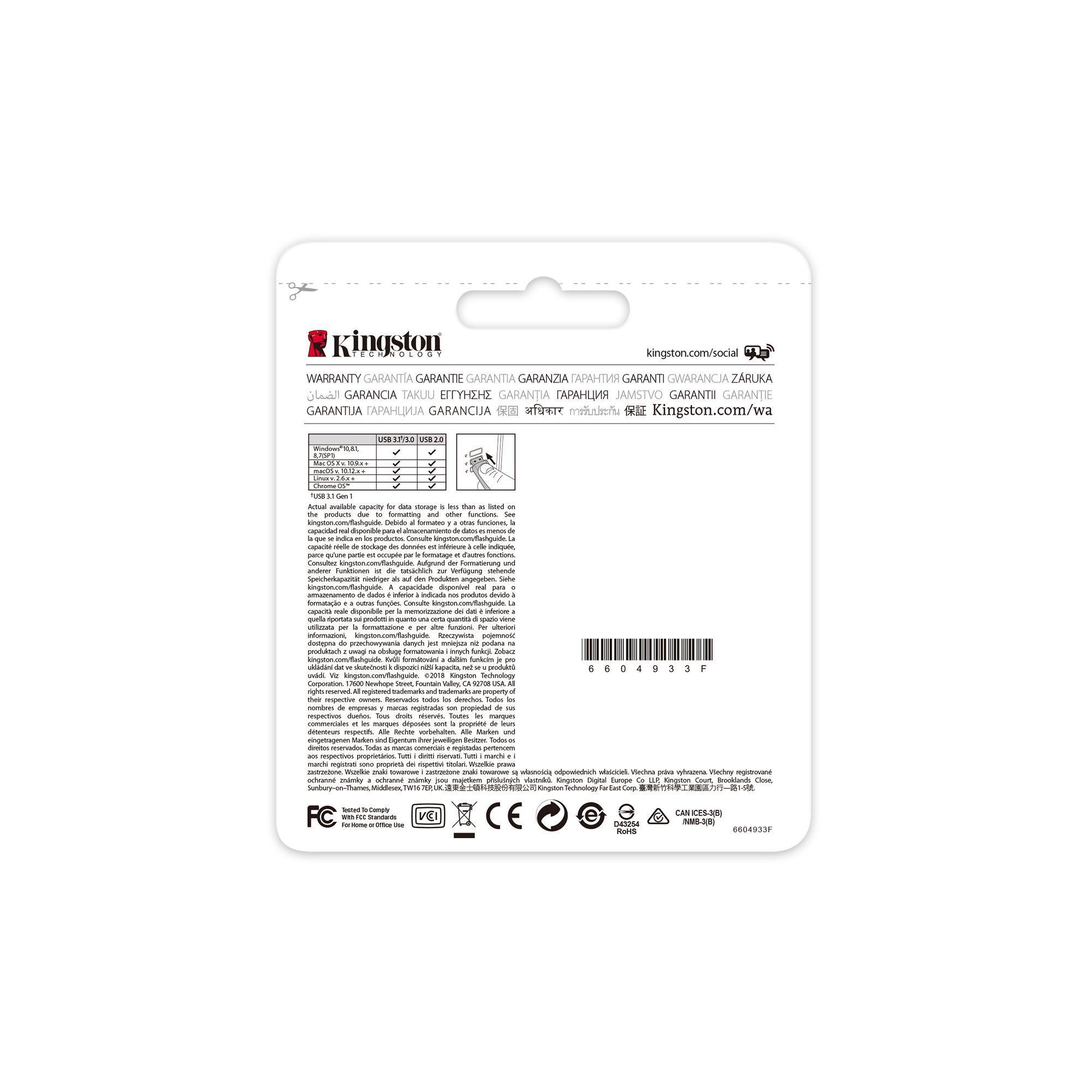 Pendrive USB DataTraveler® 106 de 32GB Kingston-5