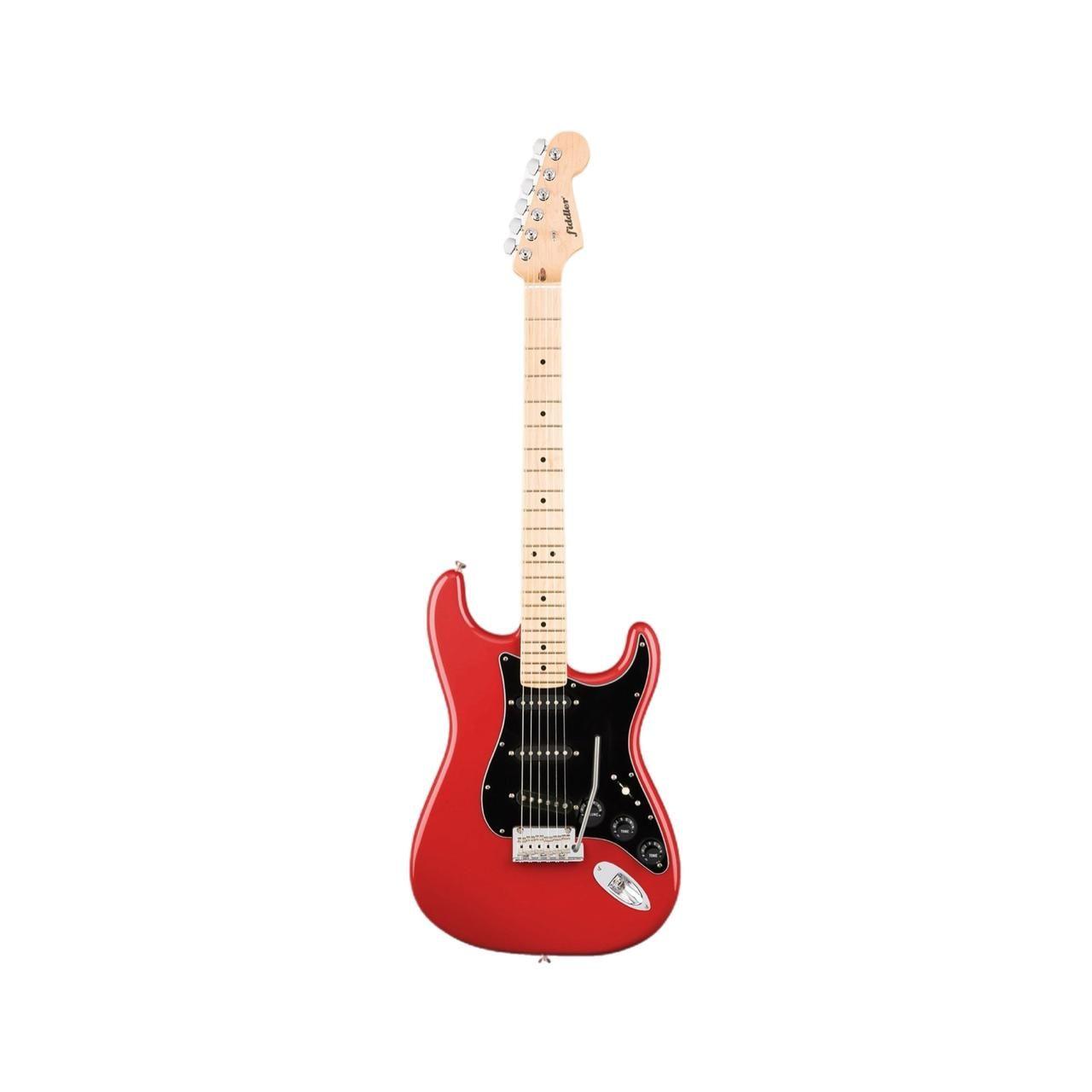 Guitarra Eléctrica Fiddler Roja + Amplificador 10W-2