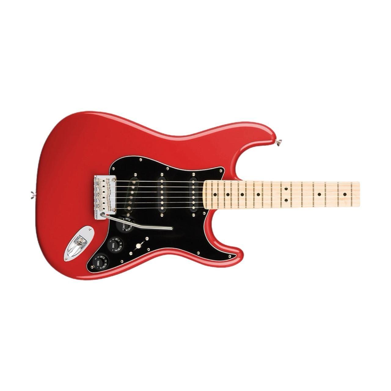 Guitarra Eléctrica Fiddler Roja + Amplificador 10W-3
