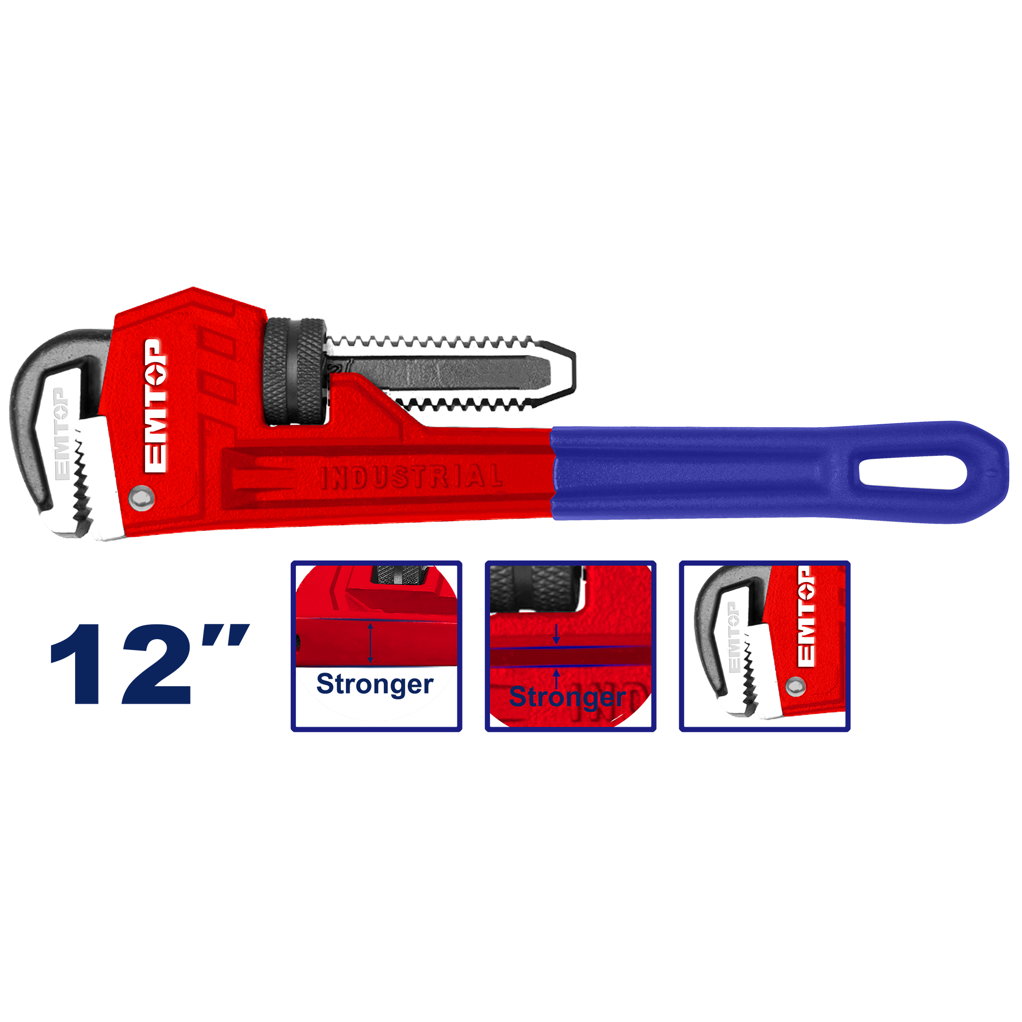 Llave Stillson Industrial 12"-1