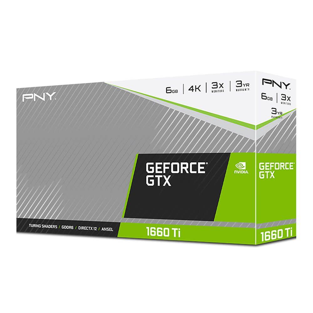Tarjeta Gráfica PNY GeForce GTX 1660 Ti XLR8 GPU Dual Fan-5