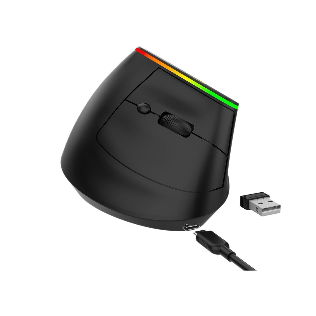 Mouse Vertical Bluetooth Recargable 1600Dpi-1
