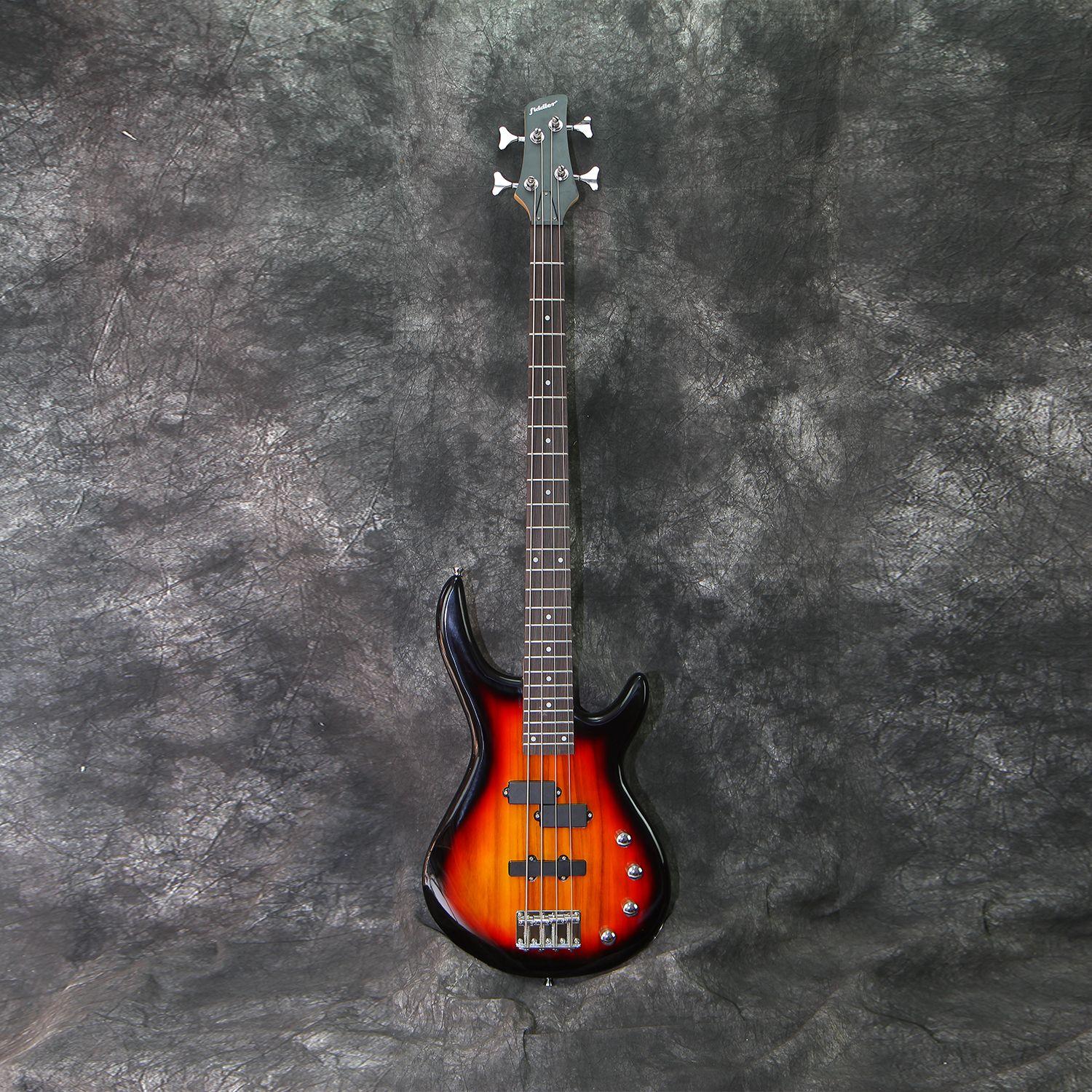 Bajo Eléctrico Fiddler Sunburst + Amplificador 20W-3