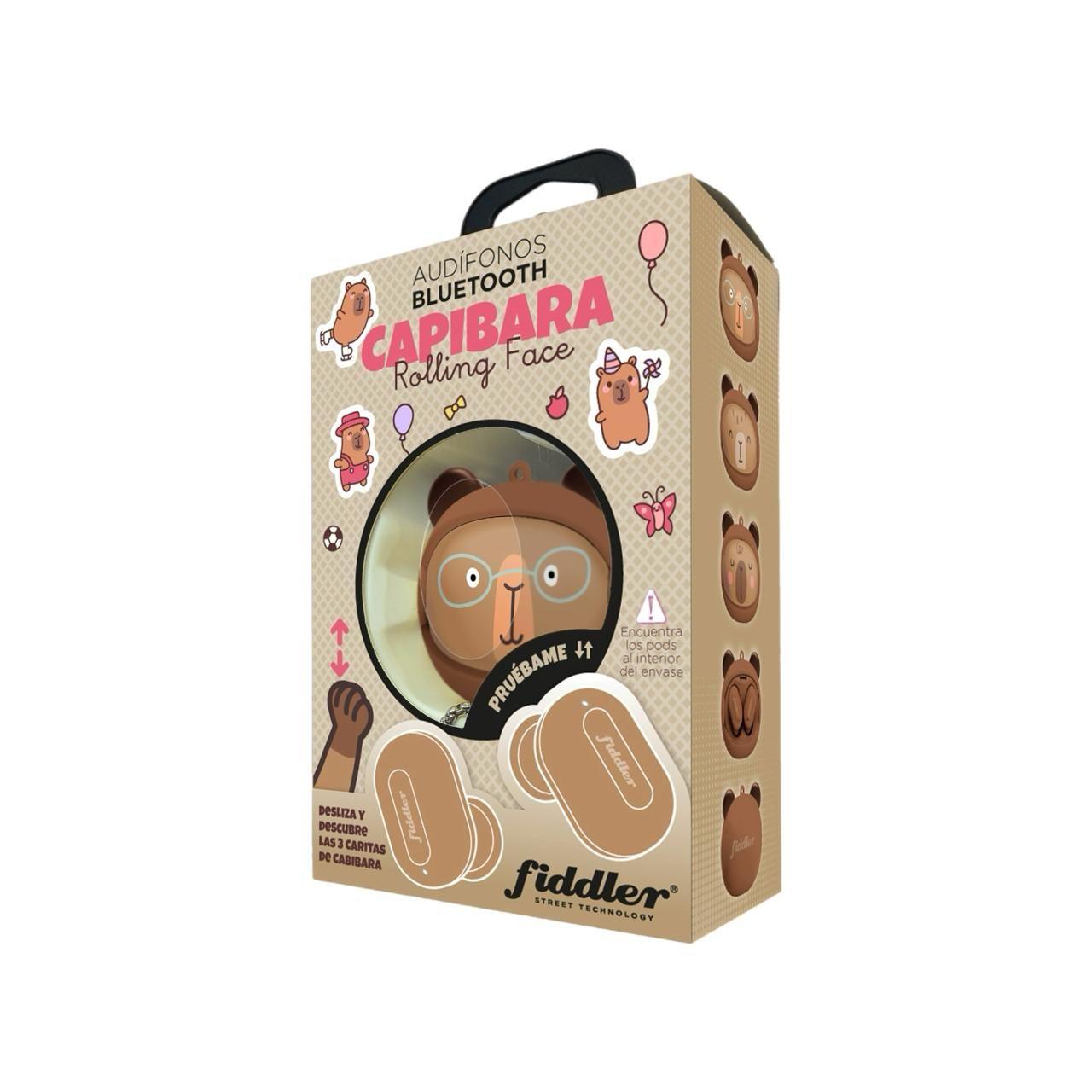 Audífono Bluetooth Rolling Face Capibara-5