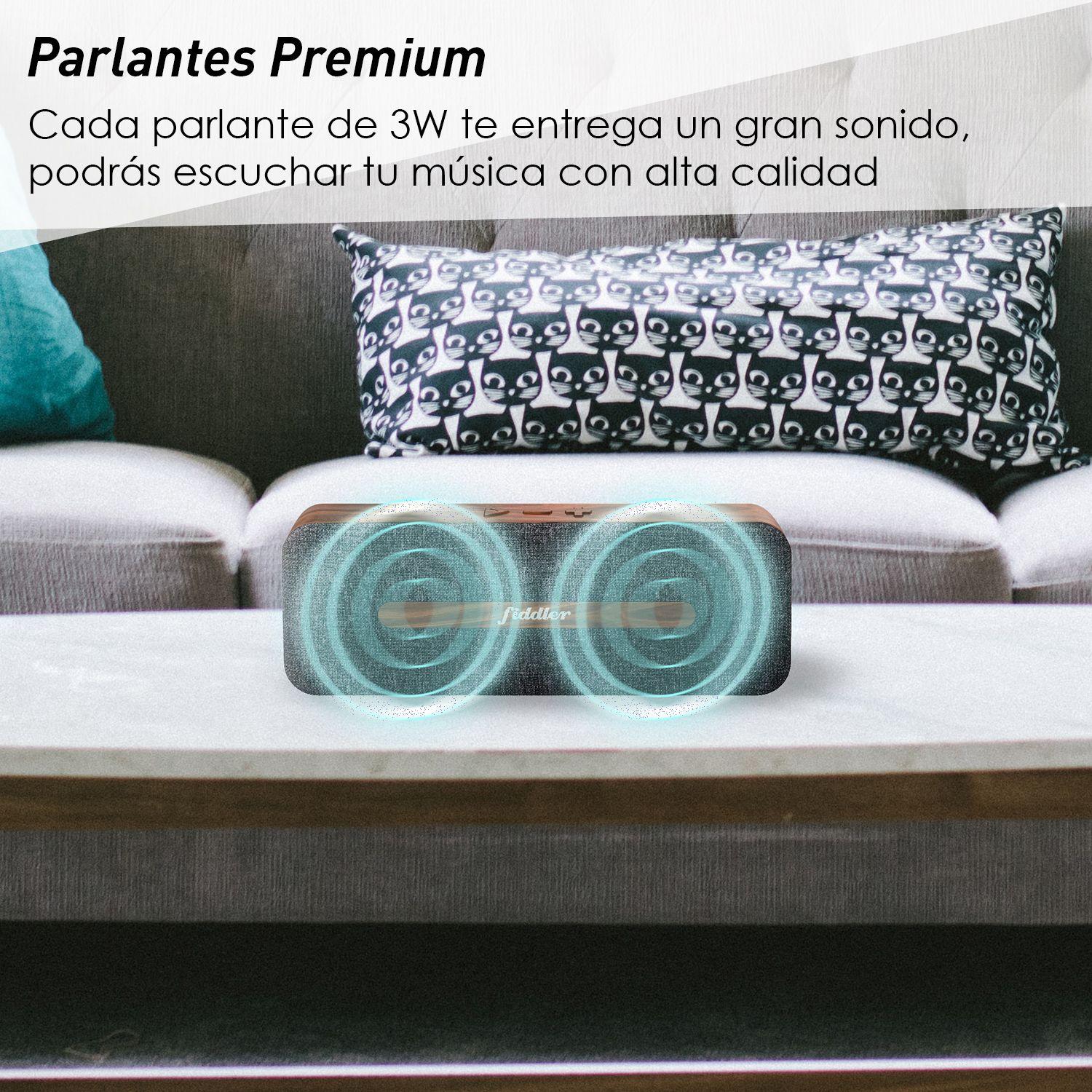 Parlante Bluetooth Portátil Fiddler The Duke FD-201-3