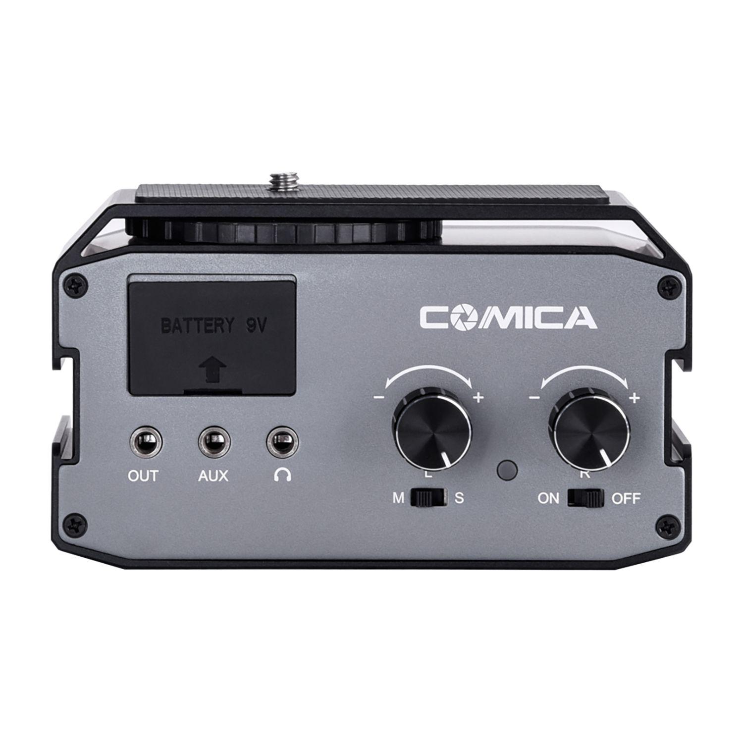 Mixer Preamplificador Comica AX3 para DSLR-2