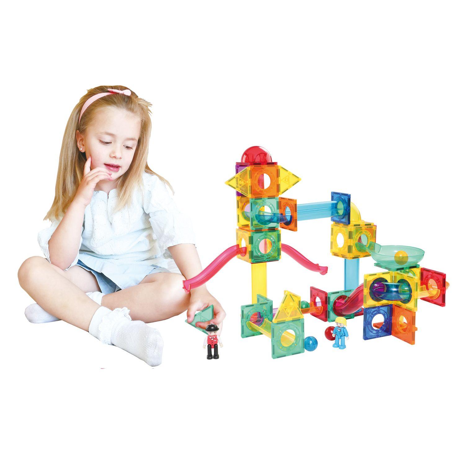 Juguete Magnético Magneti Slide 96 Piezas-8