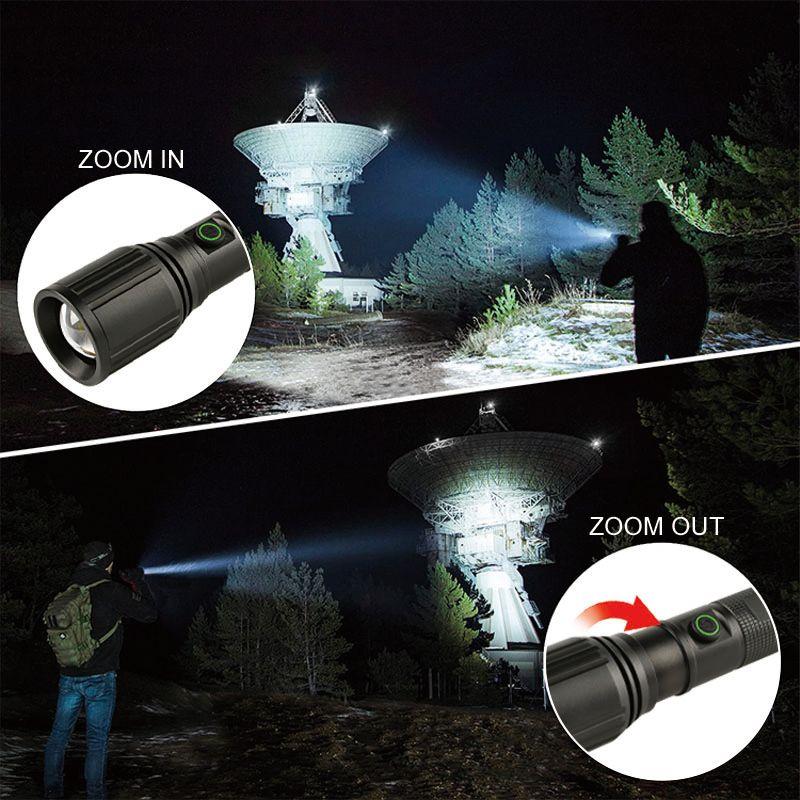 Linterna Led Táctica Recargable Dual Power 3000 Lm-7