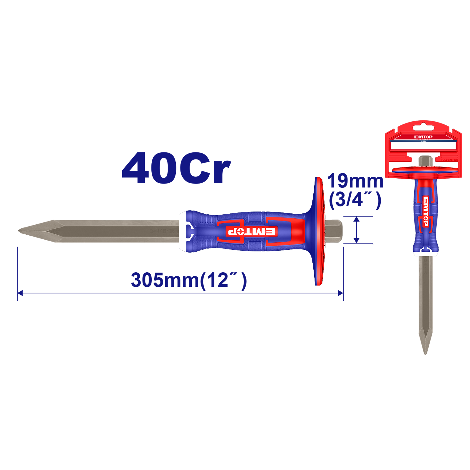 Cincel Concreto 12"-1