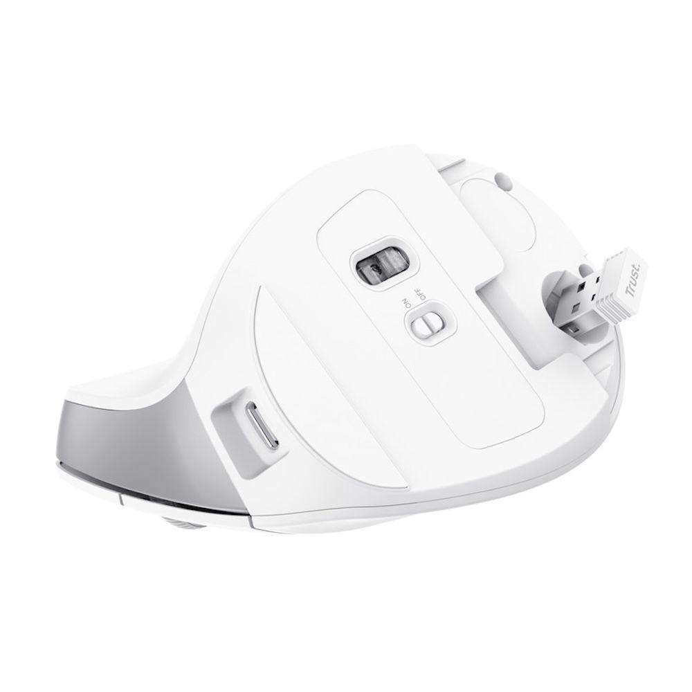 Mouse Ergo Bayo II Blanco Inalámbrico-6