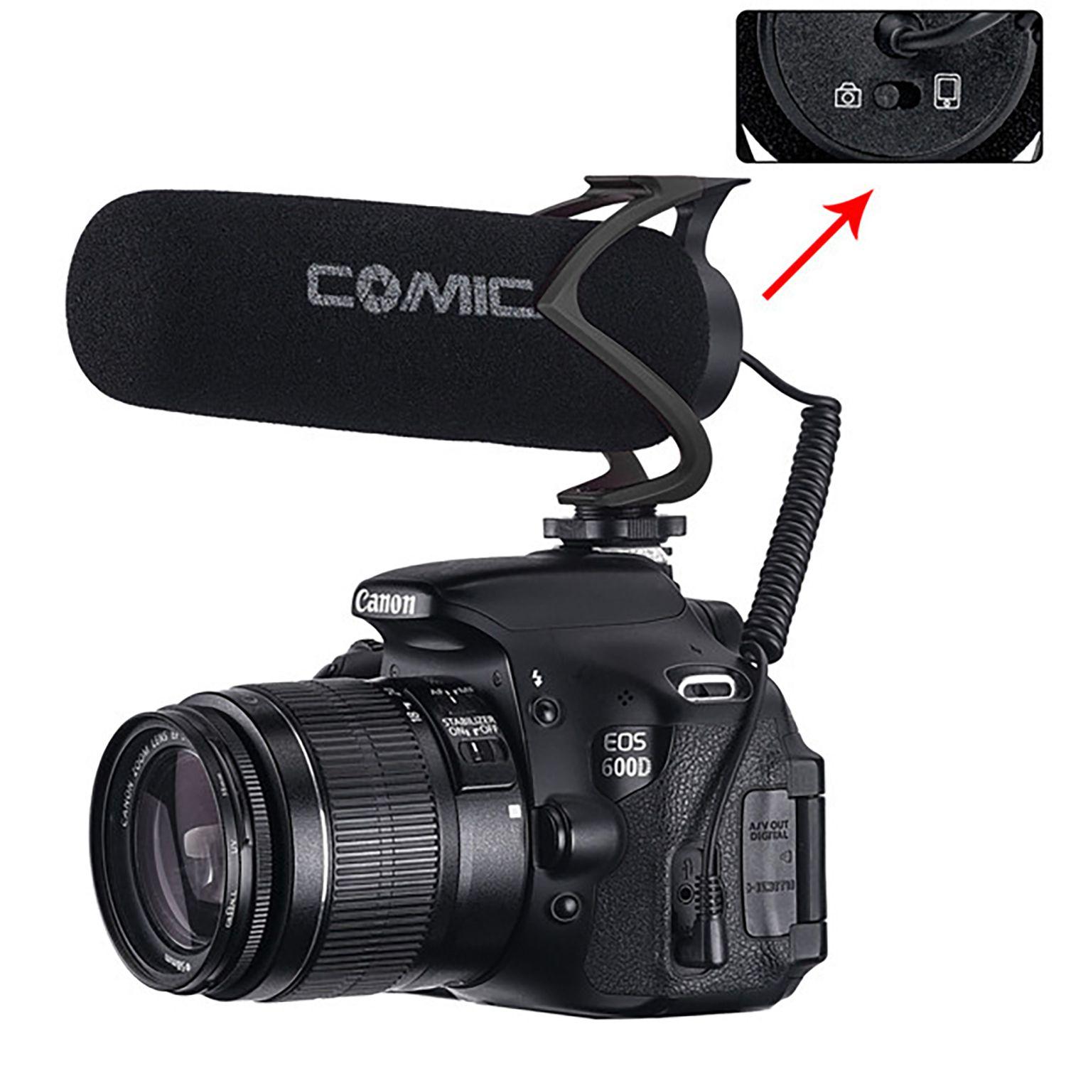 Micrófono Direccional Cardioide para DSLR Comica V30LITE-5