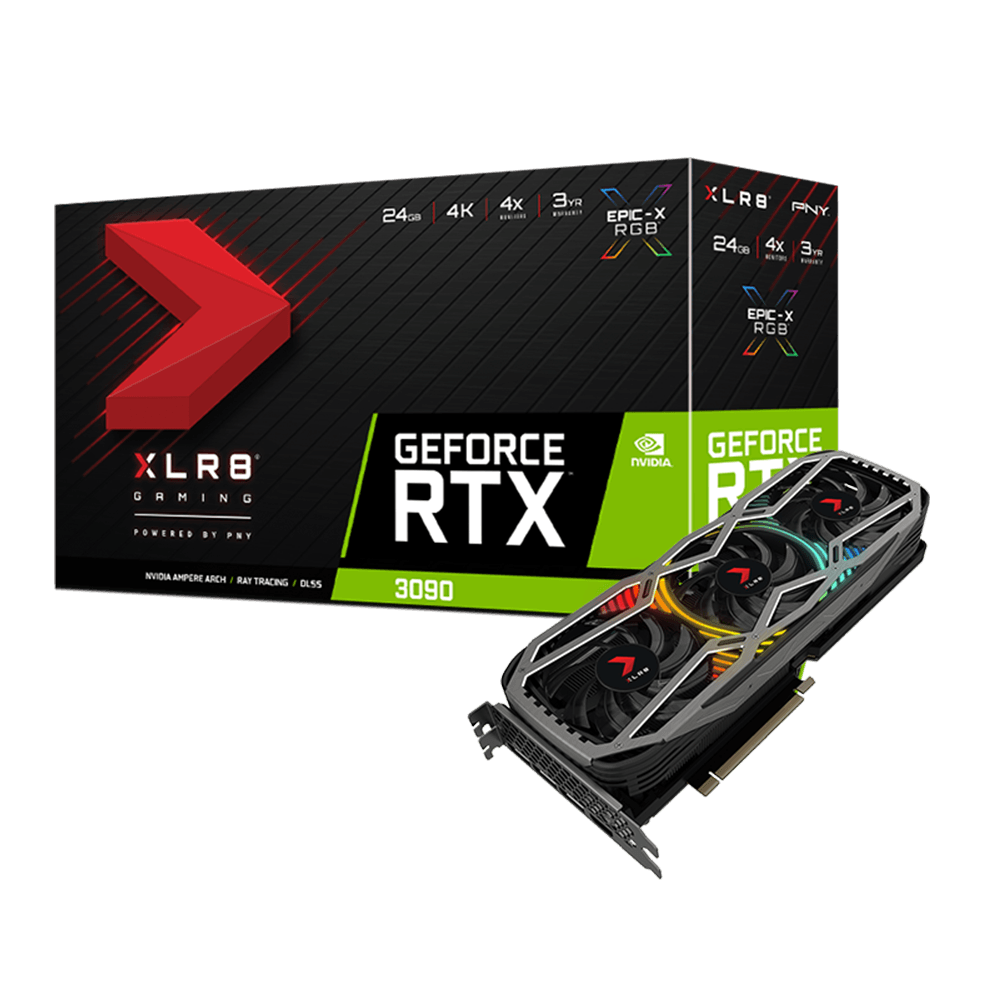 Tarjeta Gráfica PNY GeForce RTX 3090 24GB XLR8 Gaming GPU-0