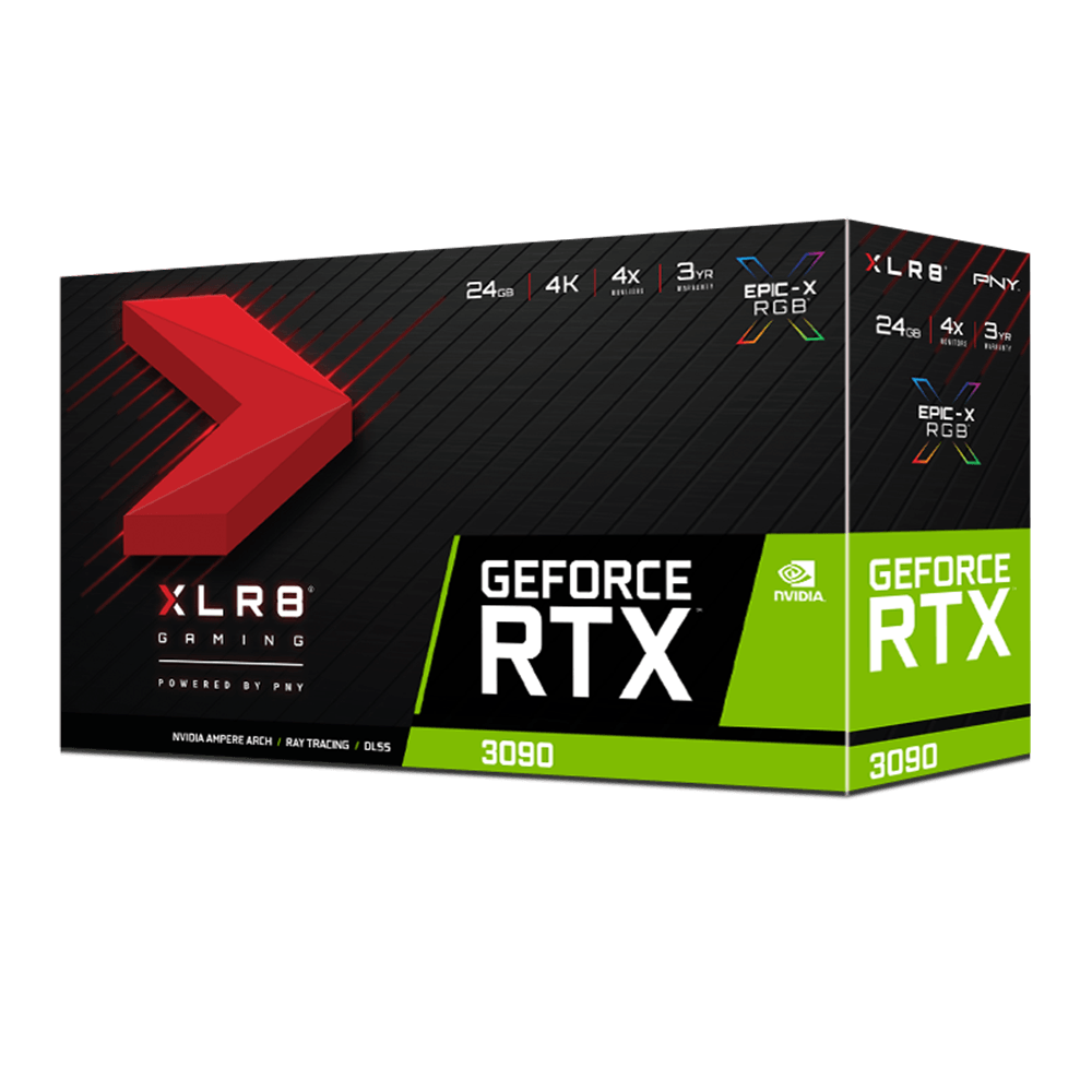 Tarjeta Gráfica PNY GeForce RTX 3090 24GB XLR8 Gaming GPU-8