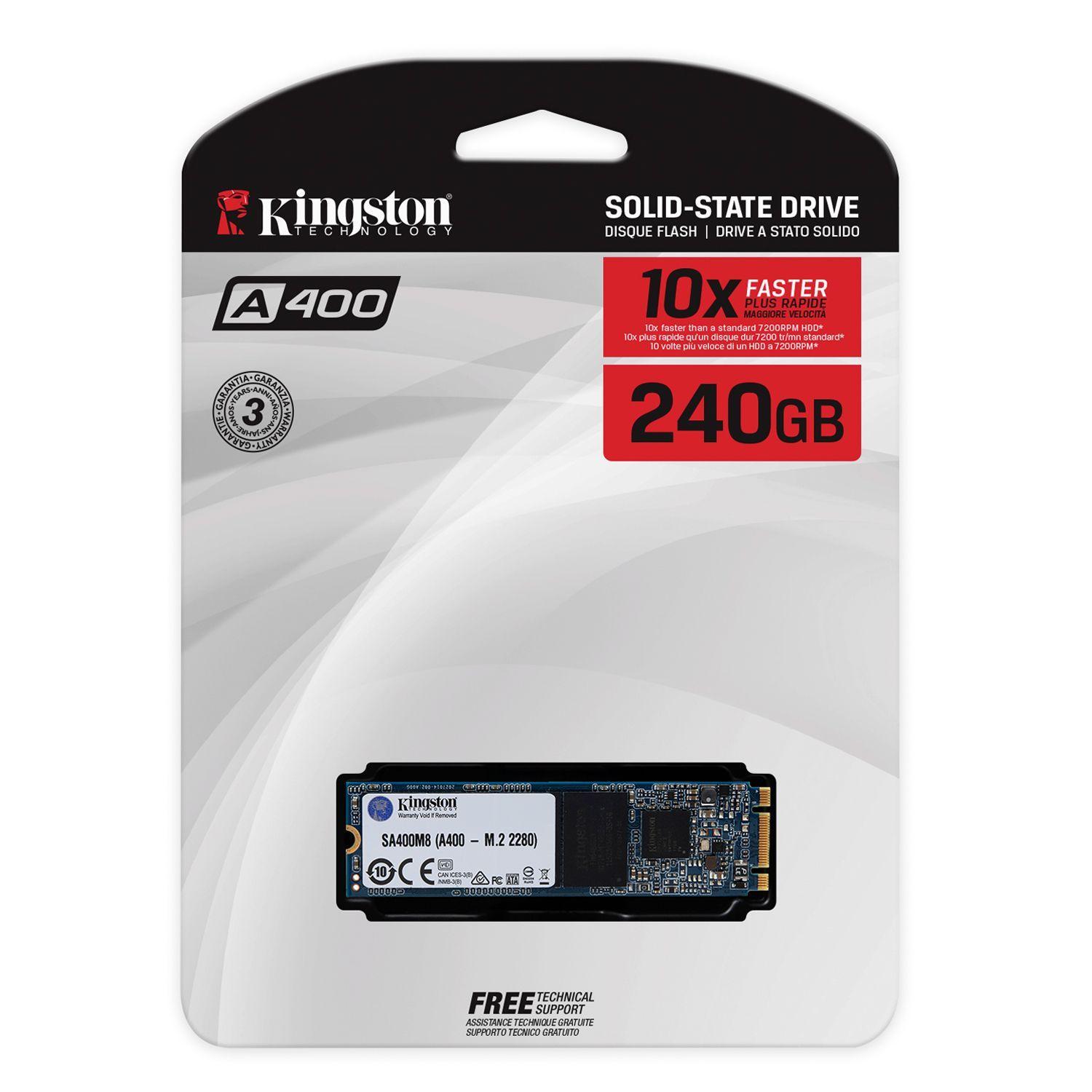 Unidad SSD 240GB M.2 2280 A400 Kingston-2