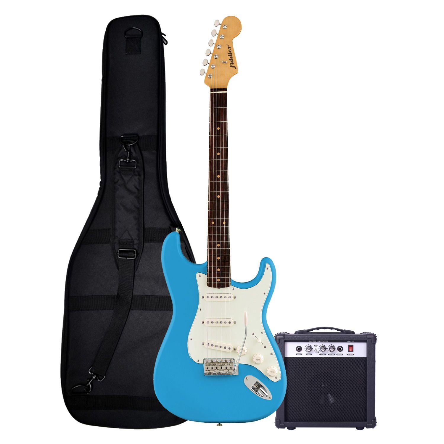 Combo Guitarra Eléctrica Celeste Fiddler + Amplificador 10W-0