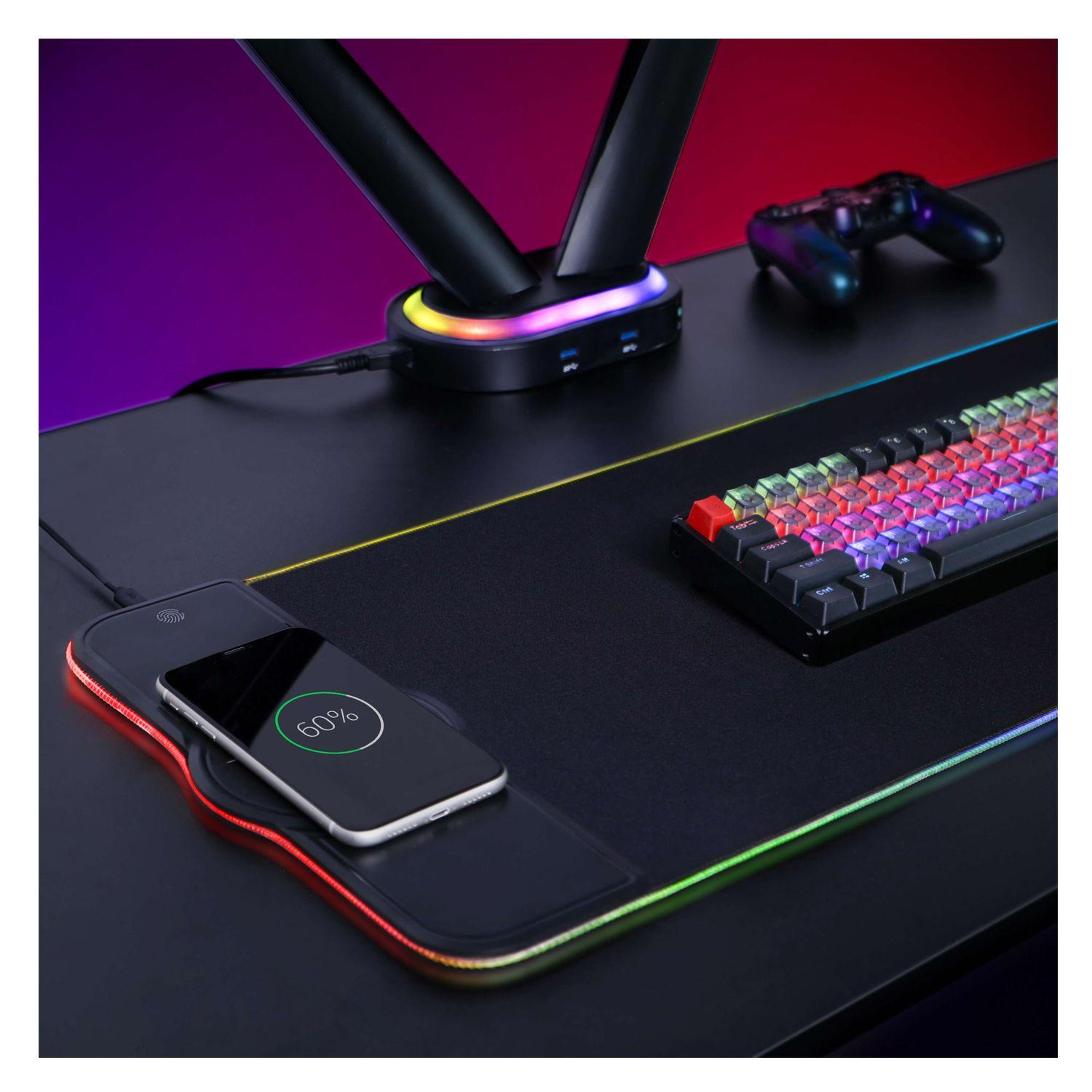 MousePad RGB 80x30 Cargador Rápido Inalámbrico Fiddler Z-3