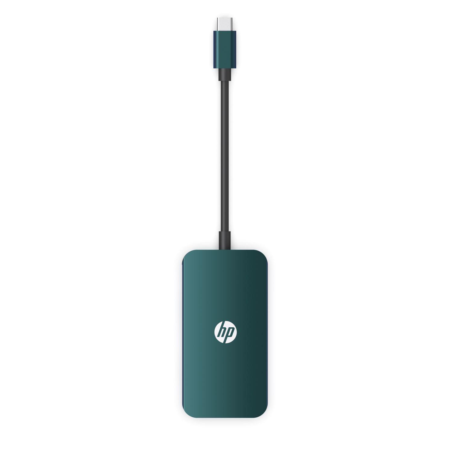 Adaptador Tipo C a HDMI-VGA-MINI DP HP-5