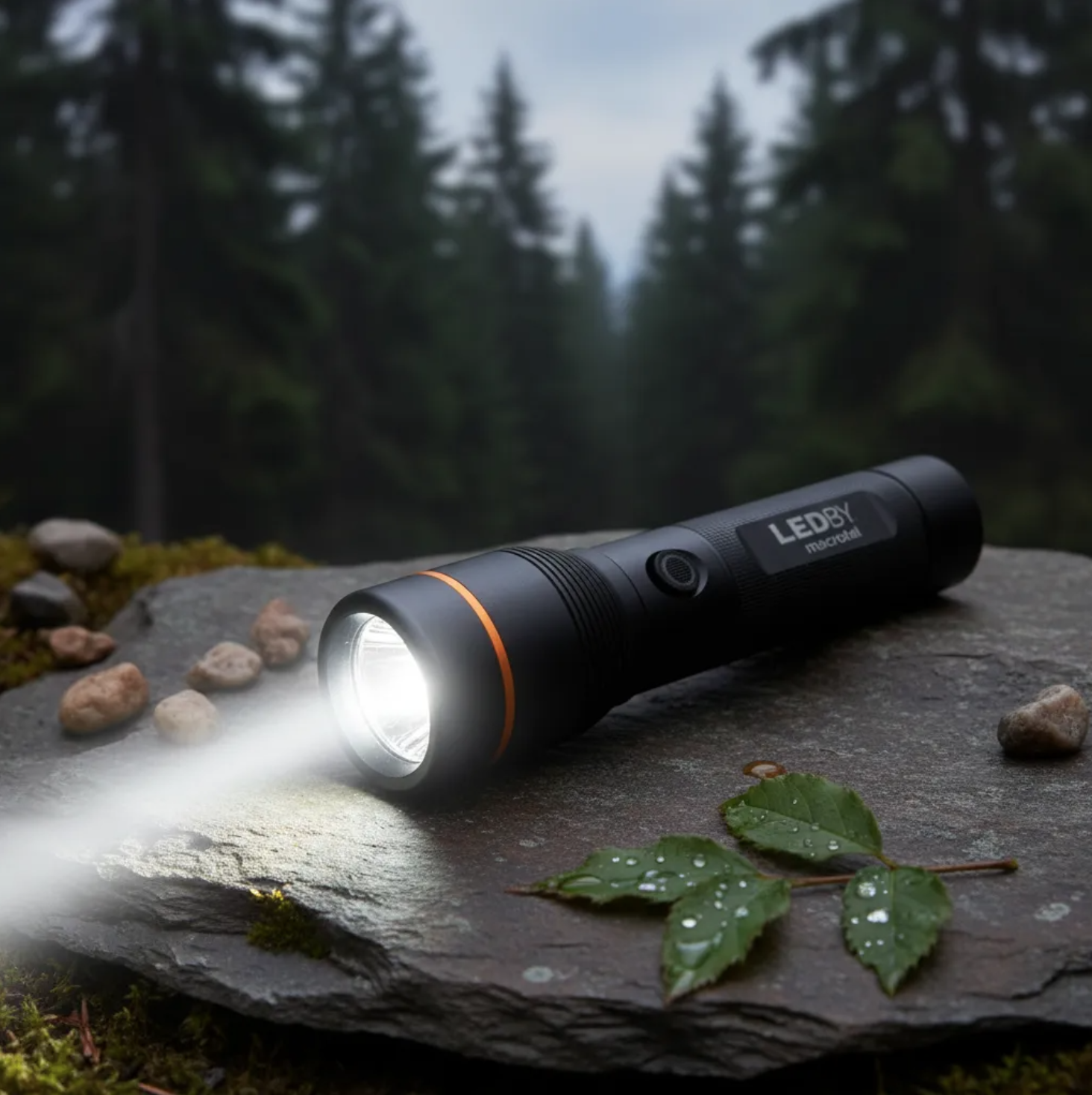 Linterna Led Táctica Recargable 1600 Lúmenes-3