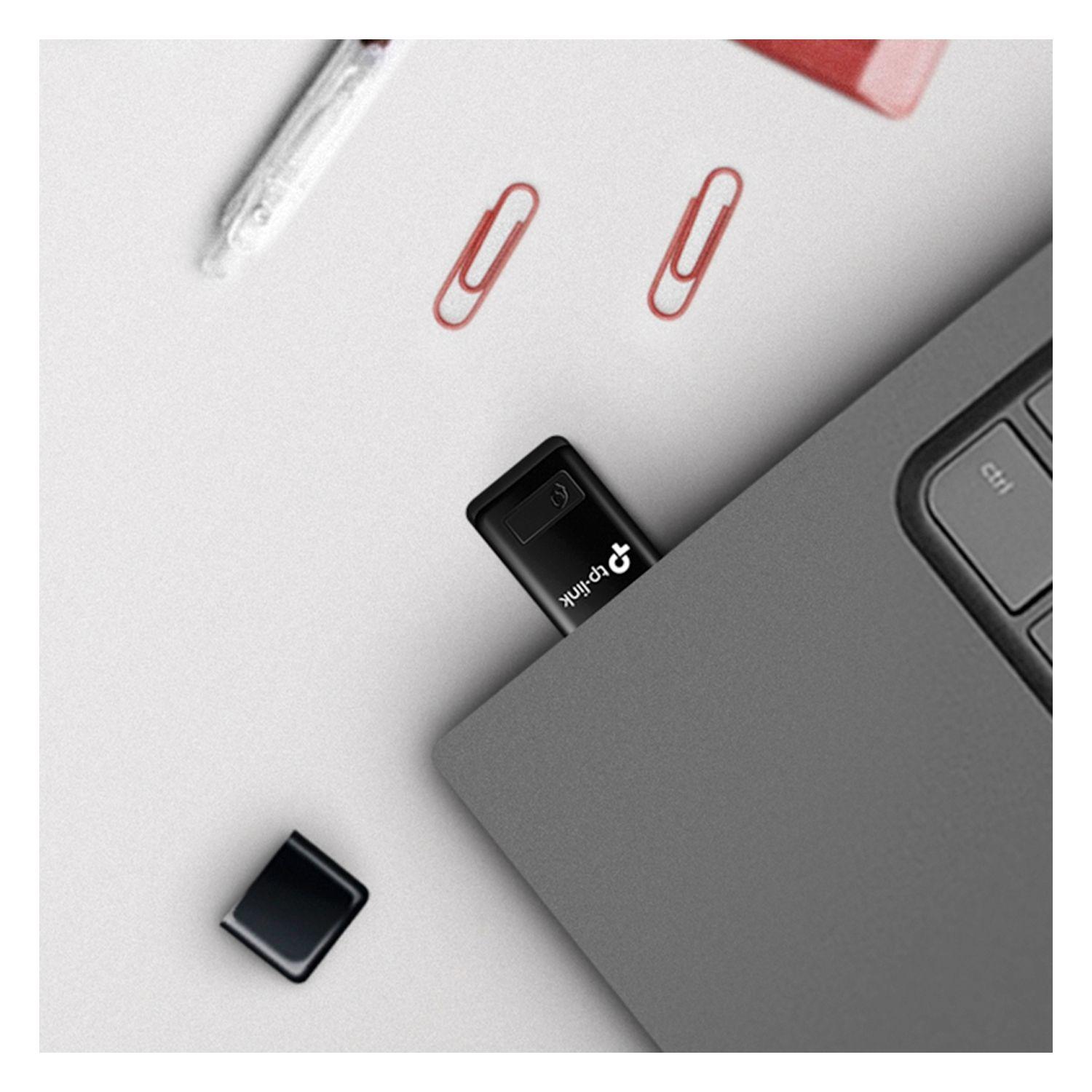 Mini Adaptador USB inalámbrico N 300Mbps TP-Link-3