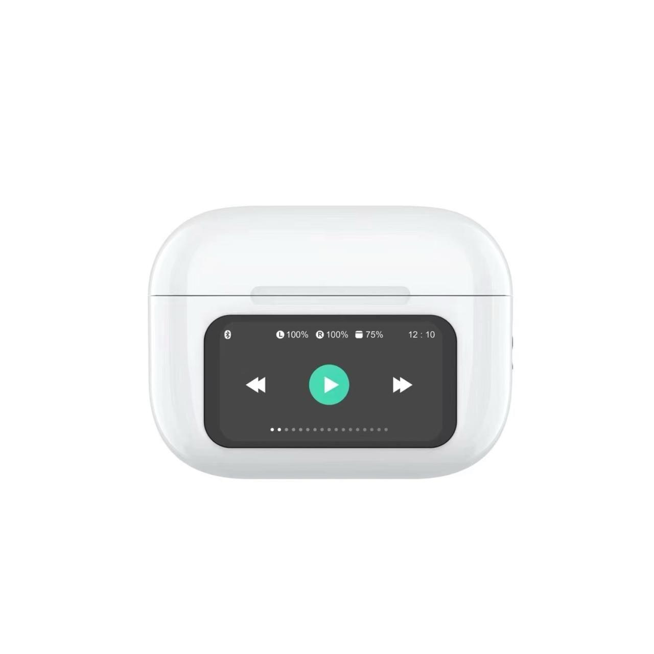 Audífono Bluetooth TWS con Pantalla Touch-2
