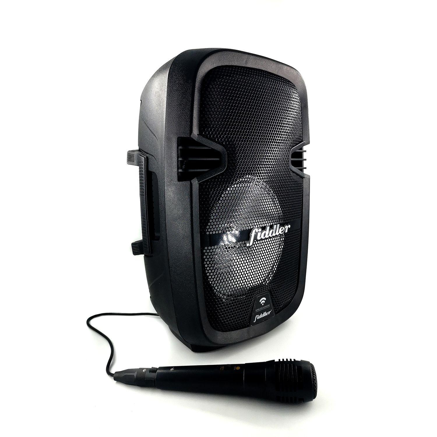 Parlante Karaoke Bluetooth 8" Luces y Micrófono Fiddler-6
