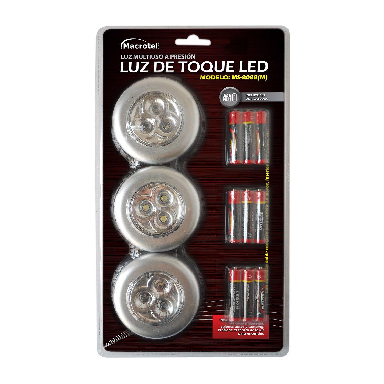 Luz de Toque LED Pack de 3 Macrotel-2