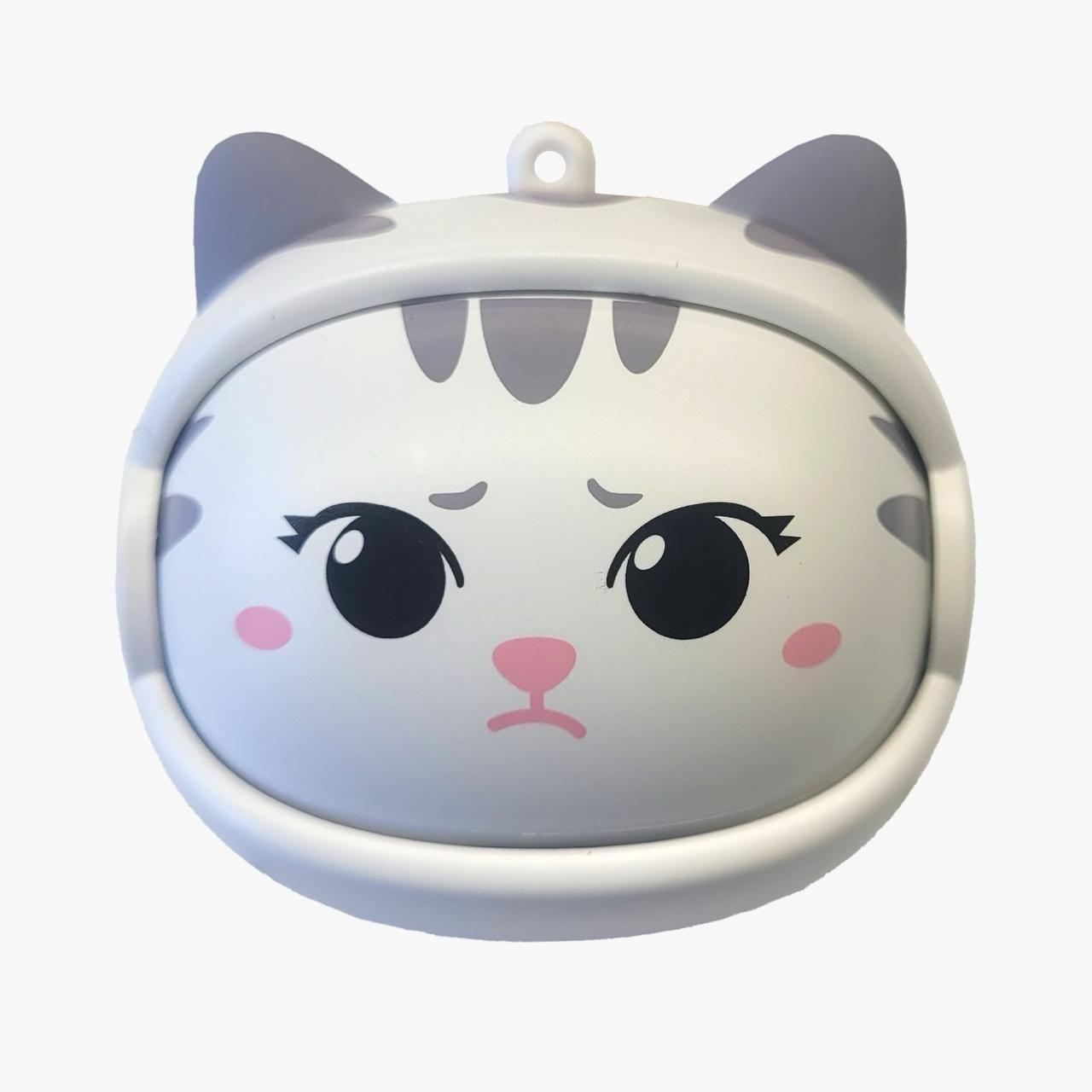 Audífono Bluetooth Cat Kawaii Rolling Face-5