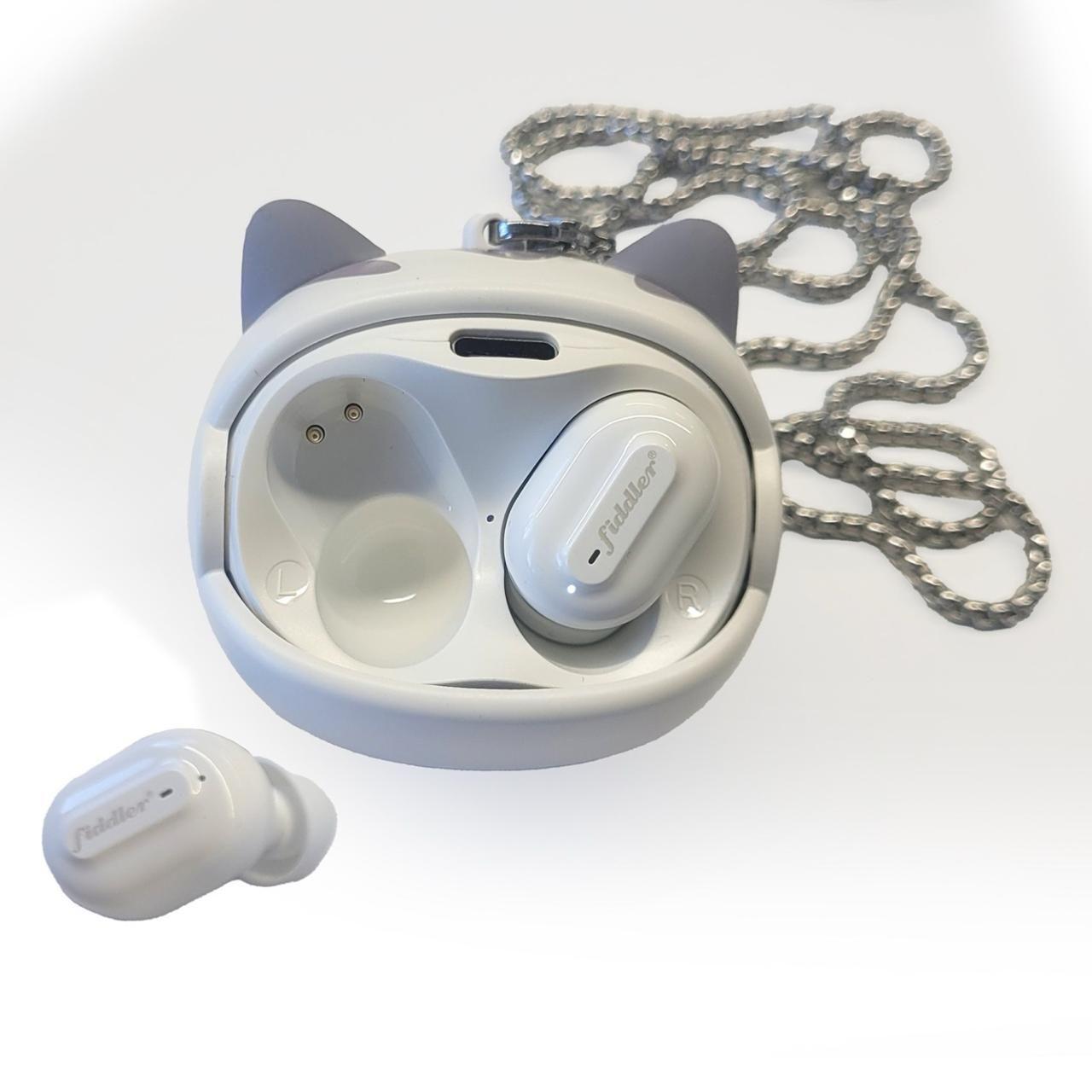 Audífono Bluetooth Cat Kawaii Rolling Face-9
