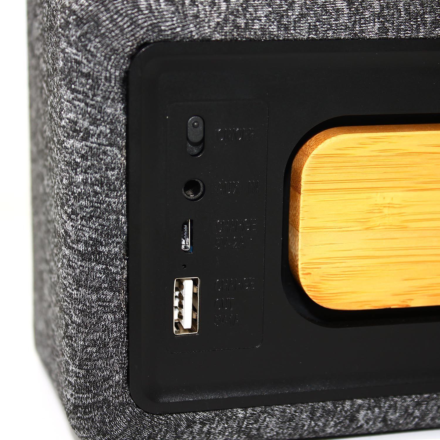 Parlante Bamboo Stereo 2.0 Fiddler 10W Bluetooth-6