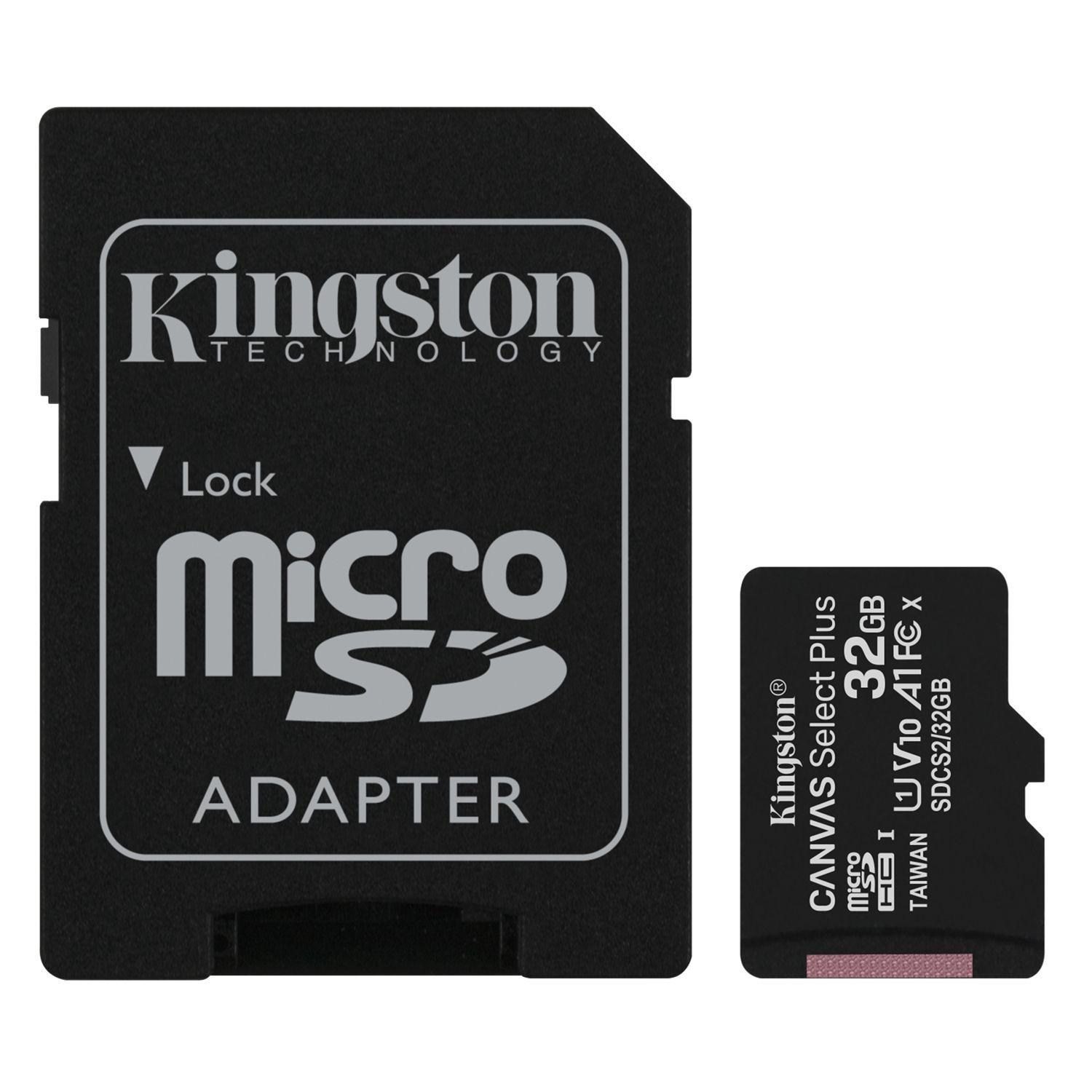 Tarjeta Micro SD Canvas Select Plus 32GB Kingston-1
