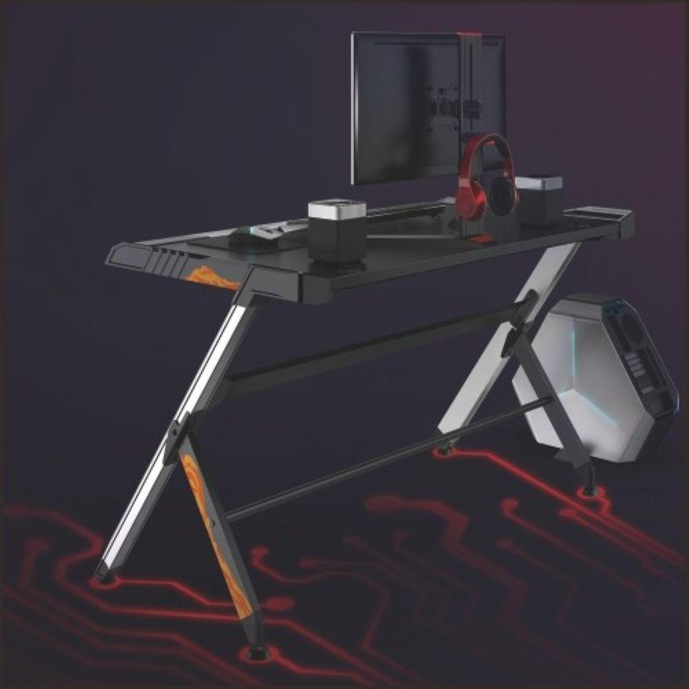 Escritorio Gamer Macrotel Deluxe RGB Aluminio-3