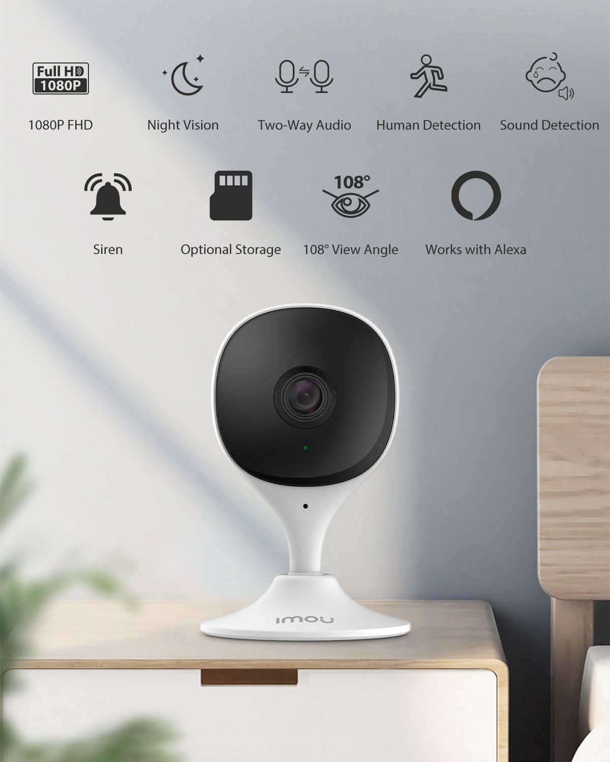 Cámara de Seguridad Interior Imou Cue 2 Full HD 1080P-10